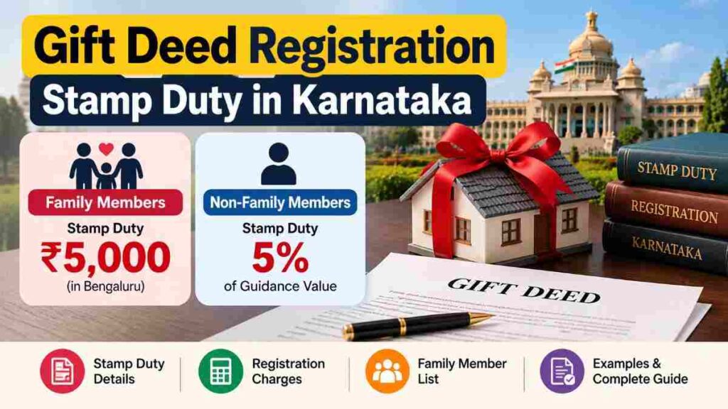 Gift Deed Charge in Karnataka