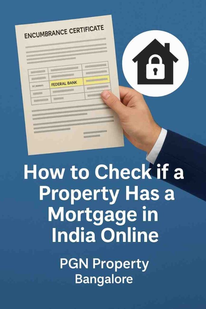 check mortgage on property in India