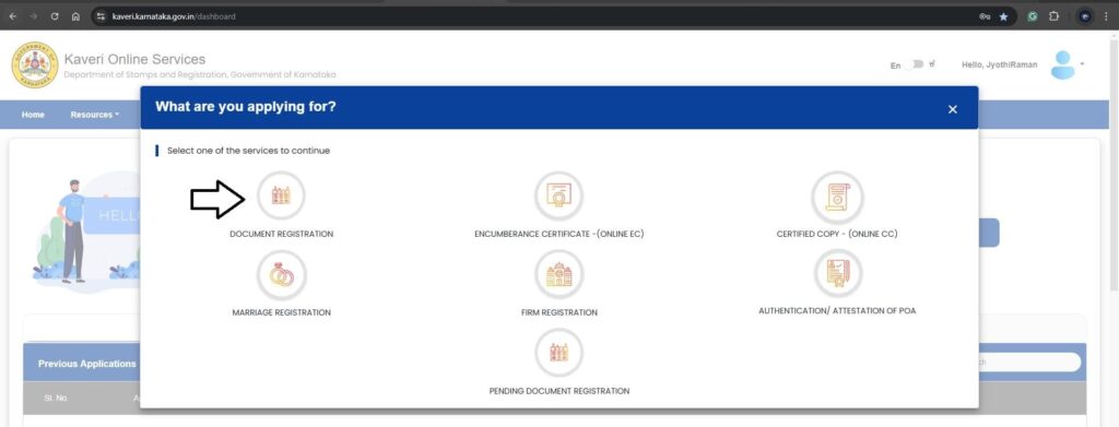 Document Registration 1