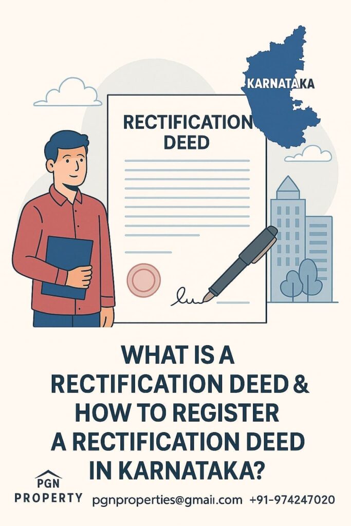 Rectification Deed in Karnataka
