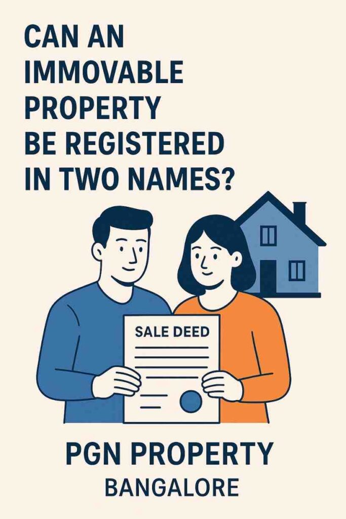 Joint property registration in Karnataka
