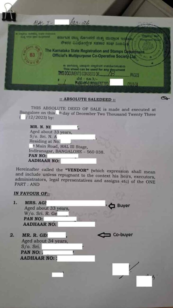 SaleDeed