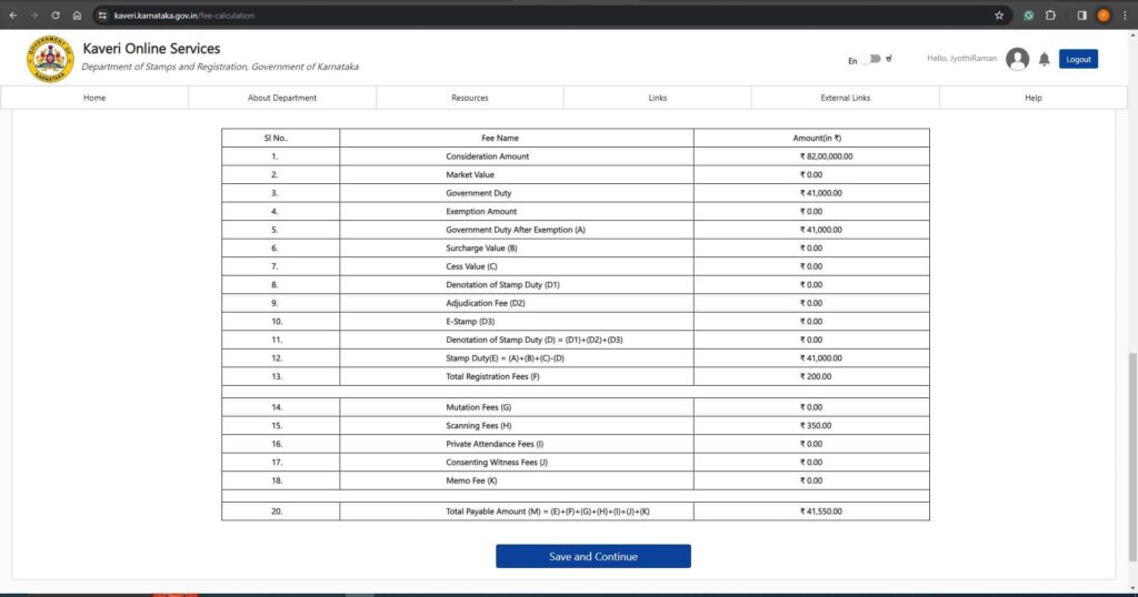 Government cost calculation 1