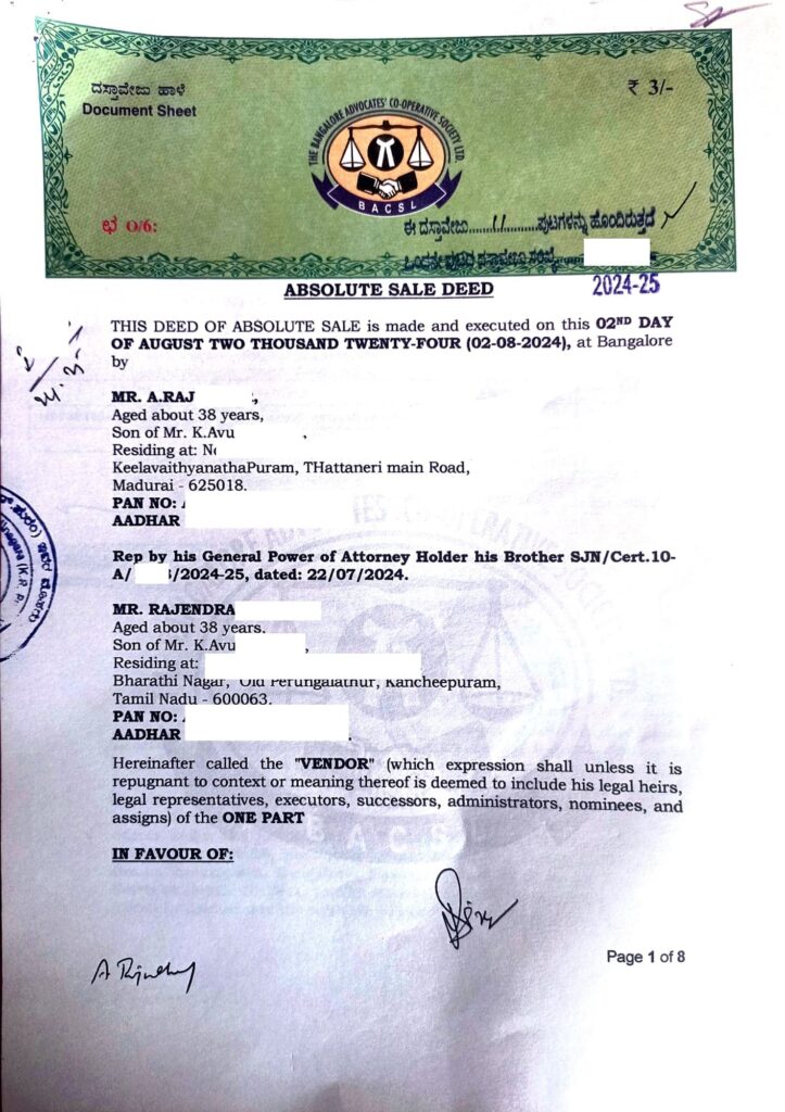 Sale Deed 3