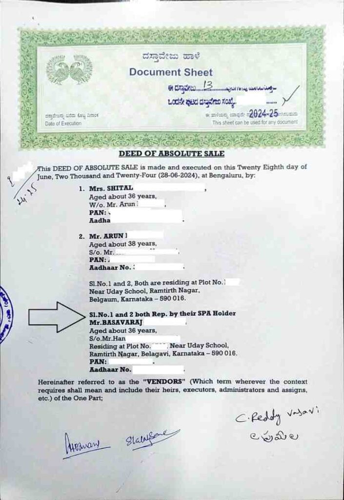 SaleDeed