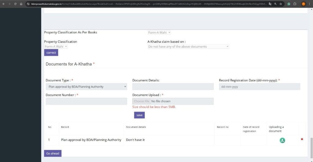 Propertyclassification Goahead