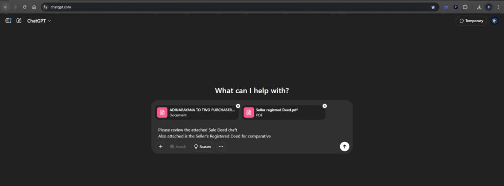 Chat GPT Review request
