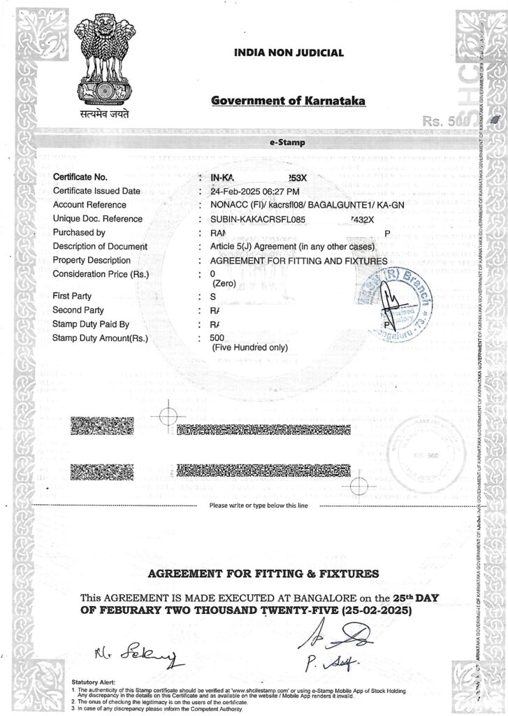 Agreement for home improvment Quora post