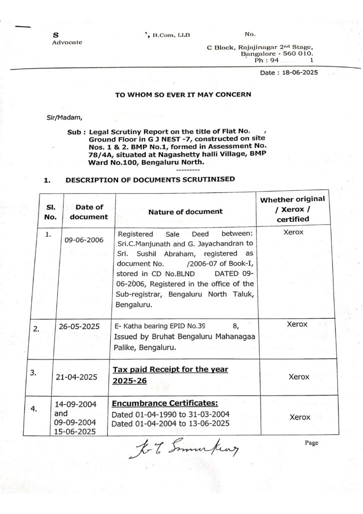 Verification report page 0001