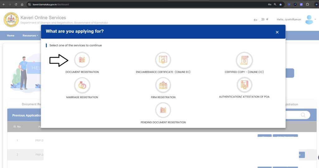 Document Registration 1