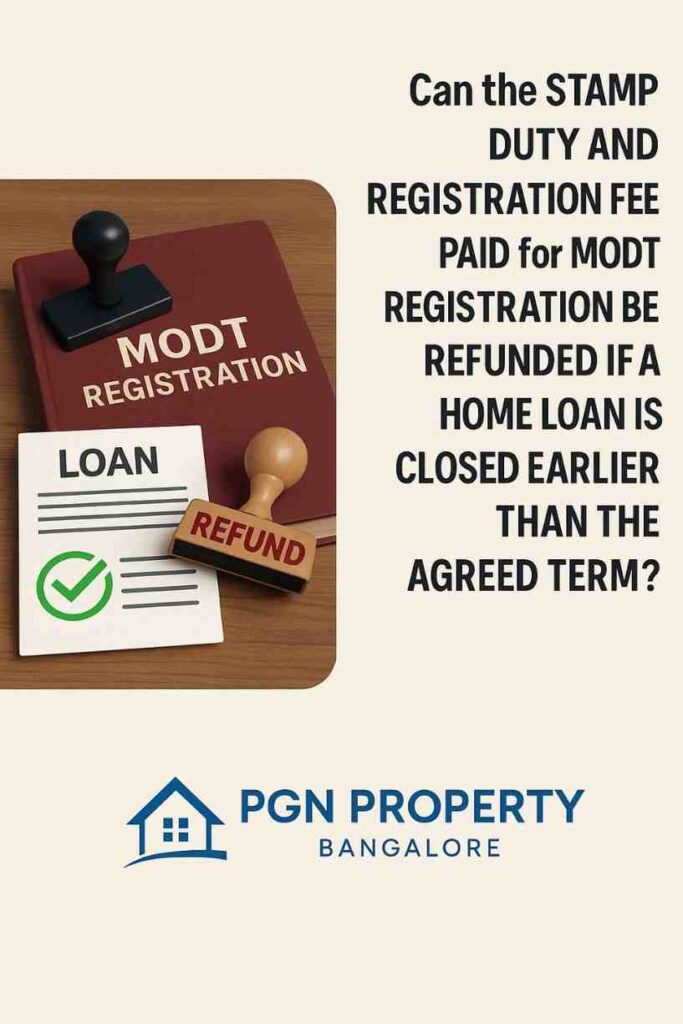 MODT stamp duty refund