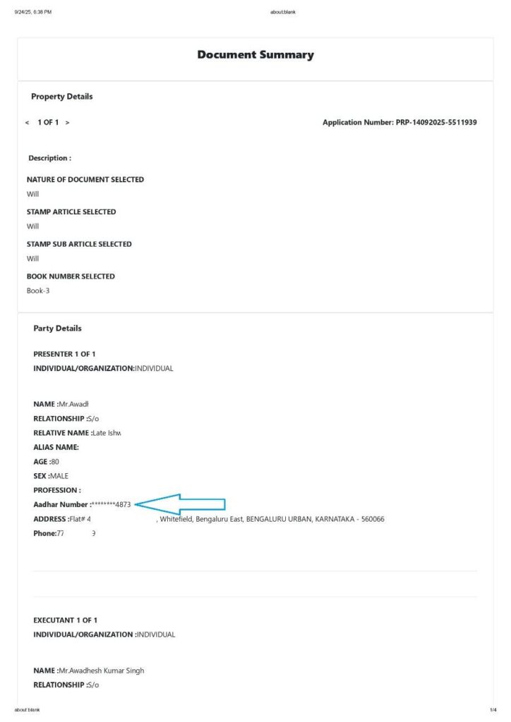 Summaryreportwithaadhaarnumber