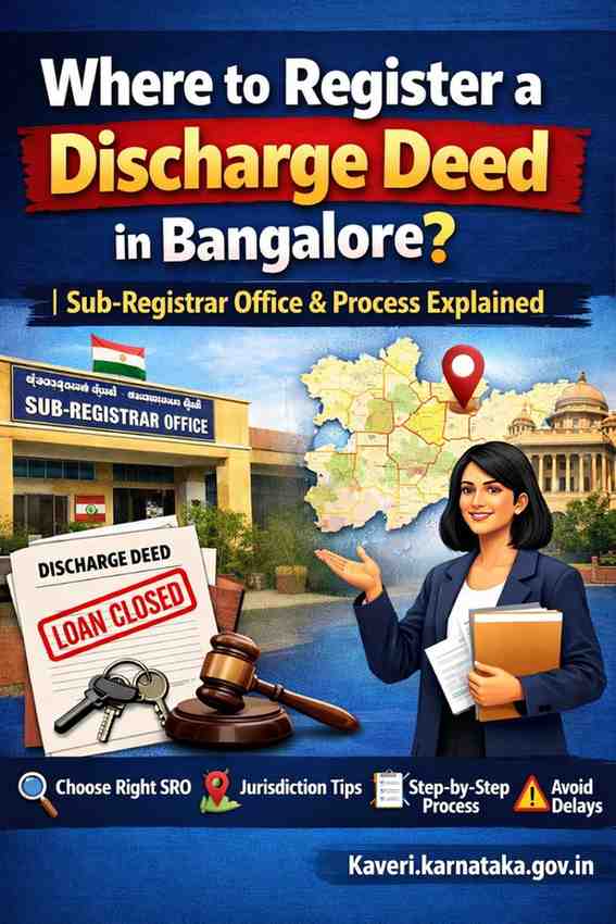 Discharge Deed in Bangalore