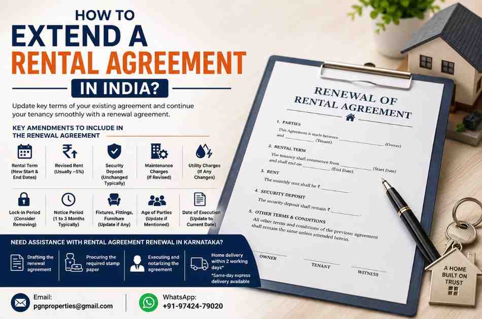 Renewal rental agreement
