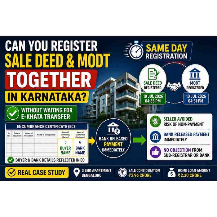 Sale Deed and MODT Registration