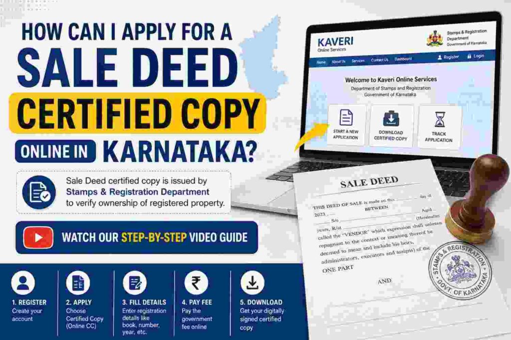 Sale Deed Certified copy