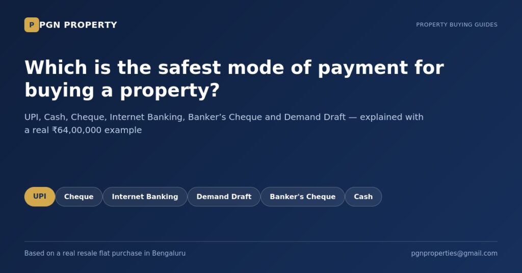 Safest Mode of Payment