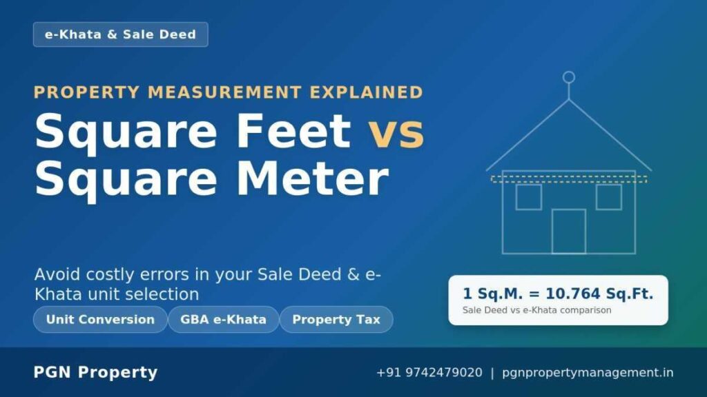 Unit of Measurement in Sale Deed and e-Khata