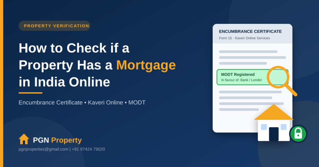 How to check if a property has mortgage